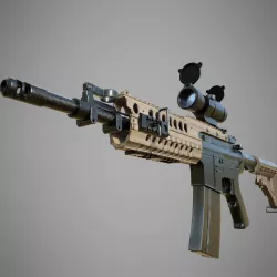 Barrett M468 3D model