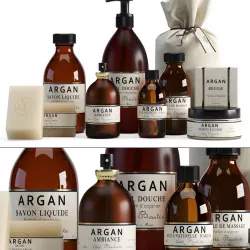 Bathroom set Cote Bastide Argan 3D model