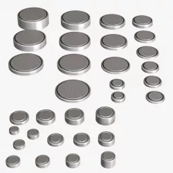 Batteries Set 3D model