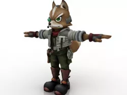 Battle Fox 3D model