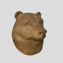 Bear Head 3D model