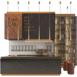 beer bar - restaurant 3D model