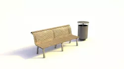 Bench  3D model