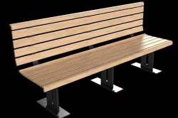 Bench09 Low-poly  3D model