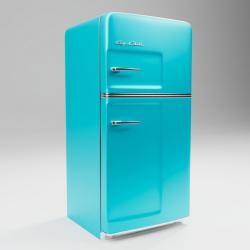 Galanz Retro Refrigerator 3D model