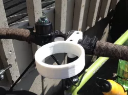 Bike Handlebar Cup Holder - Pint Glass or Coffee