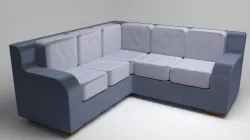 Blender sofa 3D model