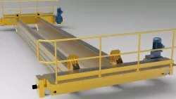 Bridge Crane 10T Low-poly  3D model