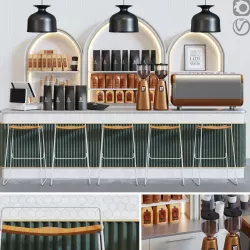 Cafe Bright 3D model