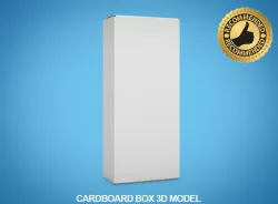 Cardboard box  3D model