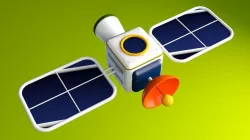 Cartoon Satellite 3D model
