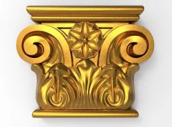 carved bracket 3D model