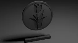 Carved Decoration Item 3D model