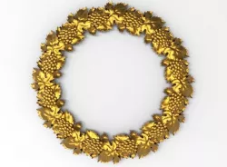 carved frame 3D model