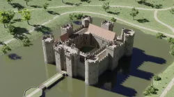 Castle Bodiam Low-poly  3D model