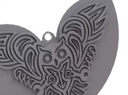 Celtic Owl - pendant/Keychain/earring