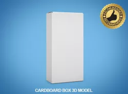 Cereal box 3D model