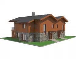 Chalet House 6 3D model