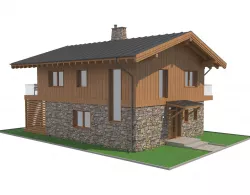 Chalet House 7 3D model