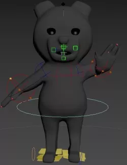 Character bear 3D model
