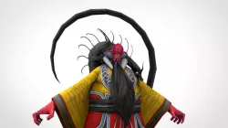 Character people human cartoon earth god 3D model