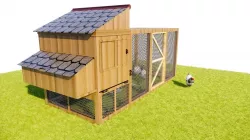 Chicken coop 3D model