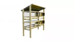 Chicken coop 3D model