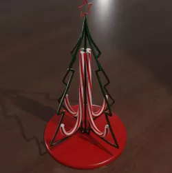 Christmas table decoration 3D model