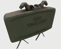 Claymore mine Low-poly  3D model