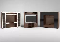 closet library 3D model