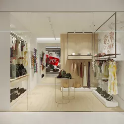 Clothes store 3D model