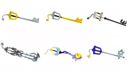 Collection Weapon Sword 1-6 Low-poly  3D model