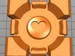 Companion Cube Side