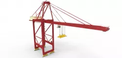 Container Crane 65 TON Low-poly  3D model