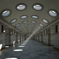 Corridor 01 3D model