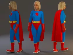 Cosplay Female BCC 2130 001 3D model