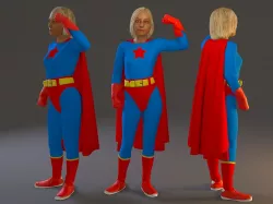 Cosplay Female BCC 2130 004 3D model