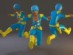 Cosplay Female BCC 2130 006 3D model