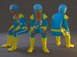 Cosplay Female BCC 2130 007 3D model