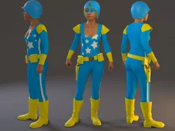Cosplay Female BCC 2130 008 3D model