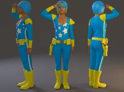 Cosplay Female BCC 2130 009 3D model