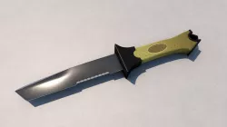 CSGO - Ursus Knife Vanilla Low-poly  3D model