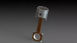 Custom Piston Design 3D model
