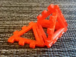 Customizable Hinge/Snap Tetrahedron Net