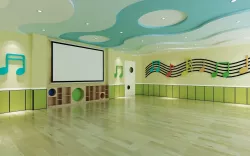 Dance Room 3D model