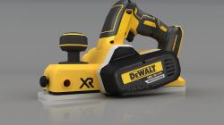 3D file Short tube designed for the Dewalt XR Brushless leaf