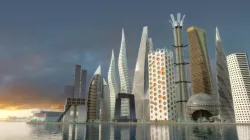 Dubai city 3D model