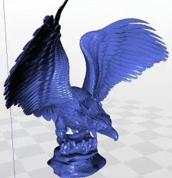 Eagle 3d stl models for 3d printer and artcam Programmes 3D model