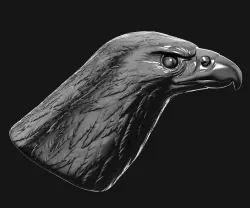 eagle head 3D model