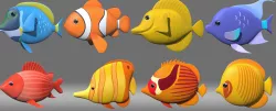 fish Tropical Fish 3D model